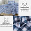 Ensemble de draps en flanelle 100% coton, 4 pièces, draps d'automne chauds et douillets de 16 po-88138795-104561449