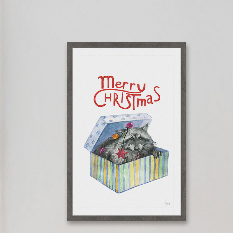 Present Stealer by Eyre Tarney - Single Picture Frame Painting, 45 cm H x 30 cm W x 3.81 cm D