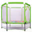 Trampoline avec filet de sécurité et balles-126757076