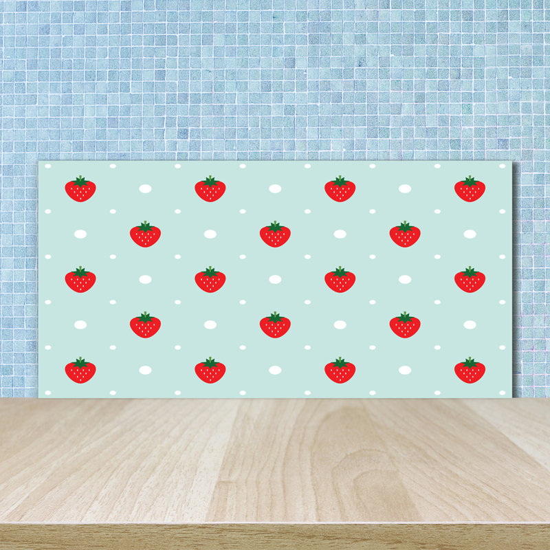 50cm W x 100cm L Glass Peel and Stick Panel