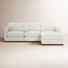 Bobbi 4- Piece Upholstered Sectional Sofa with Ottoman