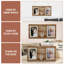 Cadre photo moderne en bois rustique, présentoir de table ou fixation murale-133712196
