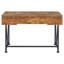 Bureau d'écriture à 3 tiroirs Antique Muscade et noir