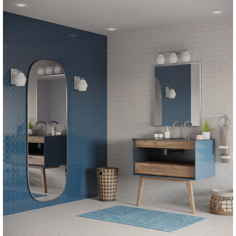Athyna 3 - Light Dimmable Vanity Light, Brushed Nickel