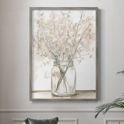 Reproduction encadrée FLORAL Series DLX III - bois massif
