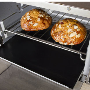 Cooks Innovations Toaster Oven Non Stick Liner & Crisper Set - Get Crispy Food Every Time - Easy Clean Up - Premium Crisping
