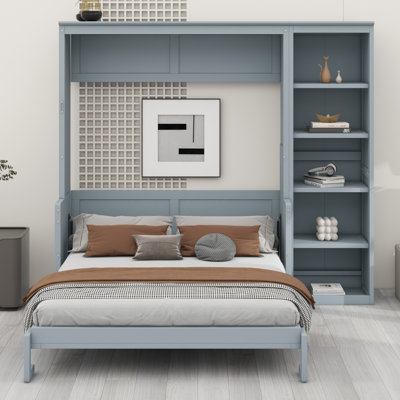 Murphy Bed With Desk And Bookshelf