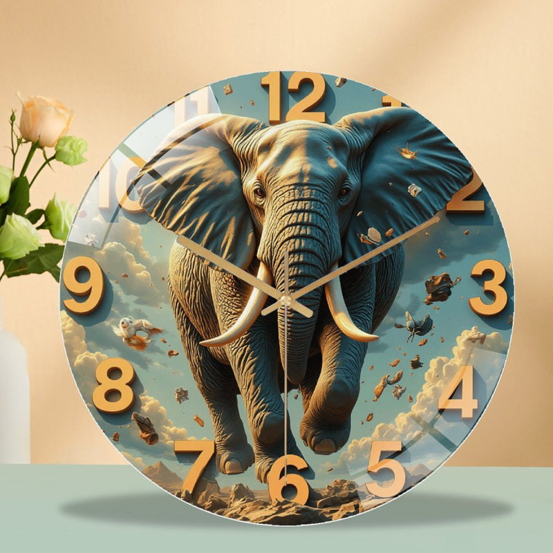 Horloge murale Elephant