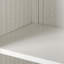 Armoire d'appoint en métal avec rangement à trois niveaux-108146942