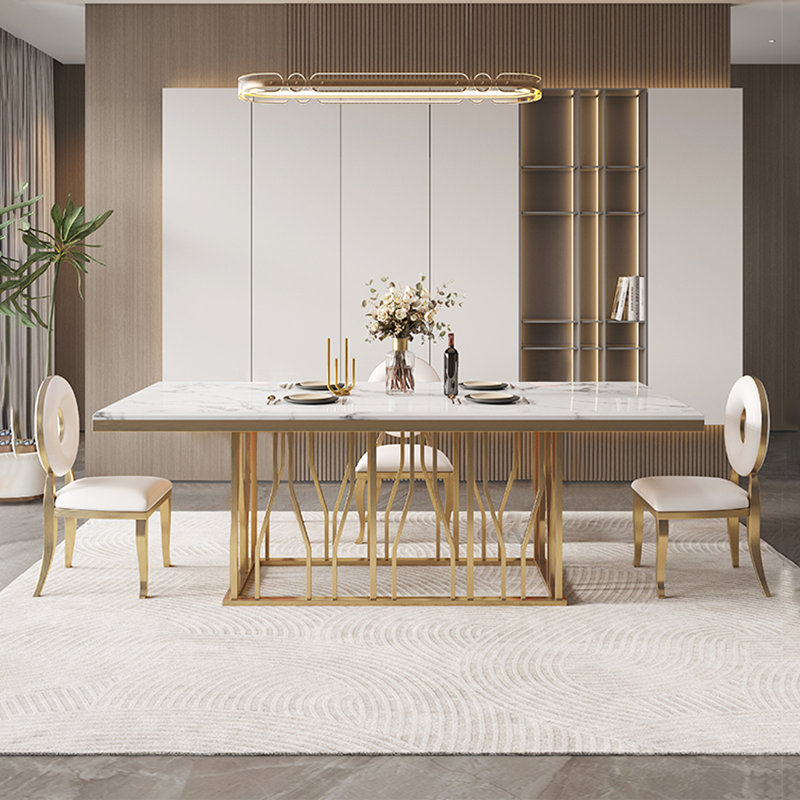 Ensemble repas pour 6 personnes, H 29,53 po x L 70,87 po x l 35,43 po