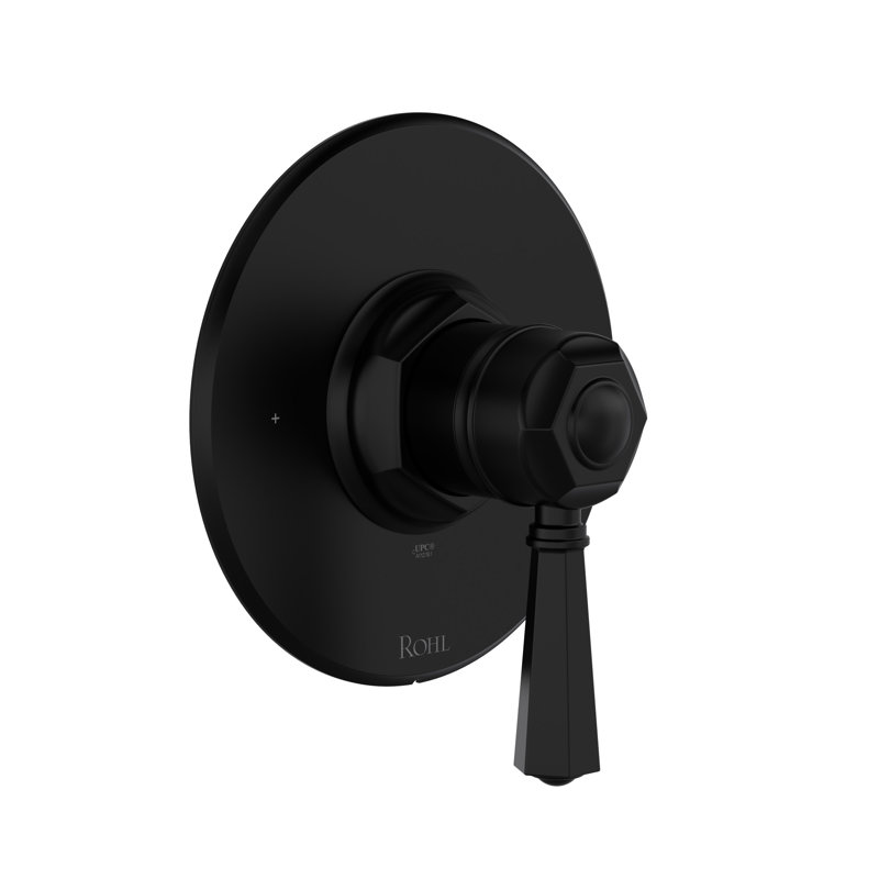 1/2" Pressure Balance Trim, Matte Black