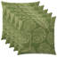 Leaf Design Cushion Cover