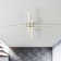 Whisman 4-Light LED Semi Flush Mount Ceiling Remote Dimmable Square Large Size