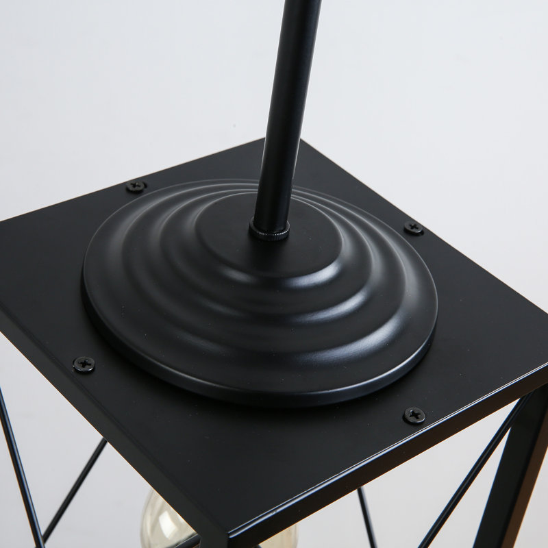 Luminaire suspendu 1 lumière à intensité variable, Noir