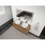 Meuble-lavabo 48 po avec lavabo d'art en céramique, porte à fermeture en douceur, montage flottant, contreplaqué-433061506