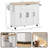 Enzlie 43.25 " W Kitchen Island with Solid Wood Top
