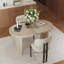 Table de salle à manger extensible moderne avec rallonges amovibles-136941415-149694538