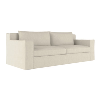Mulberry Square Track-Arm Sofa with Flange Seam