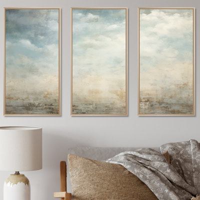 Elegant Sky Whispers VI - Ensemble de décoration murale ciel