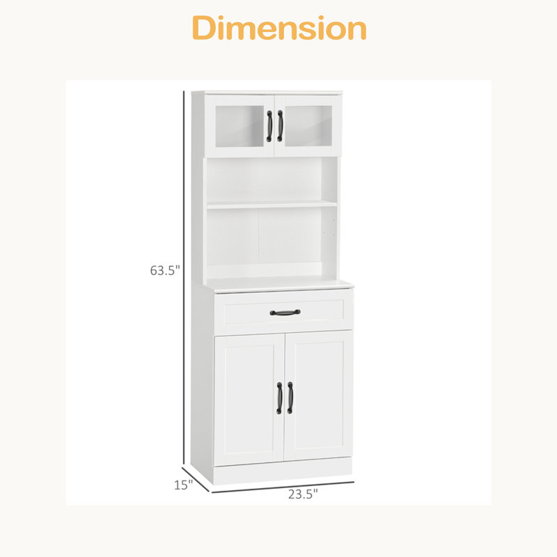 Coffee Cabinet,Tall Storage Pantry,Buffet Cabinet