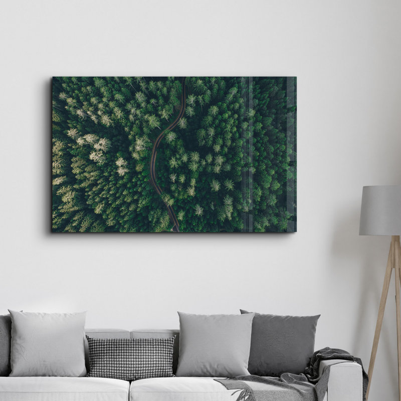 Lekeya Elegant Tempered Glass Wall Art Painting, 13.8 x 21.7 inches | 100% Tempered Glass, Thickness: 0.16 inches | UV Printed for Vibrant Colors | Perfect for Home Decor, Living Room, & Office Spaces
