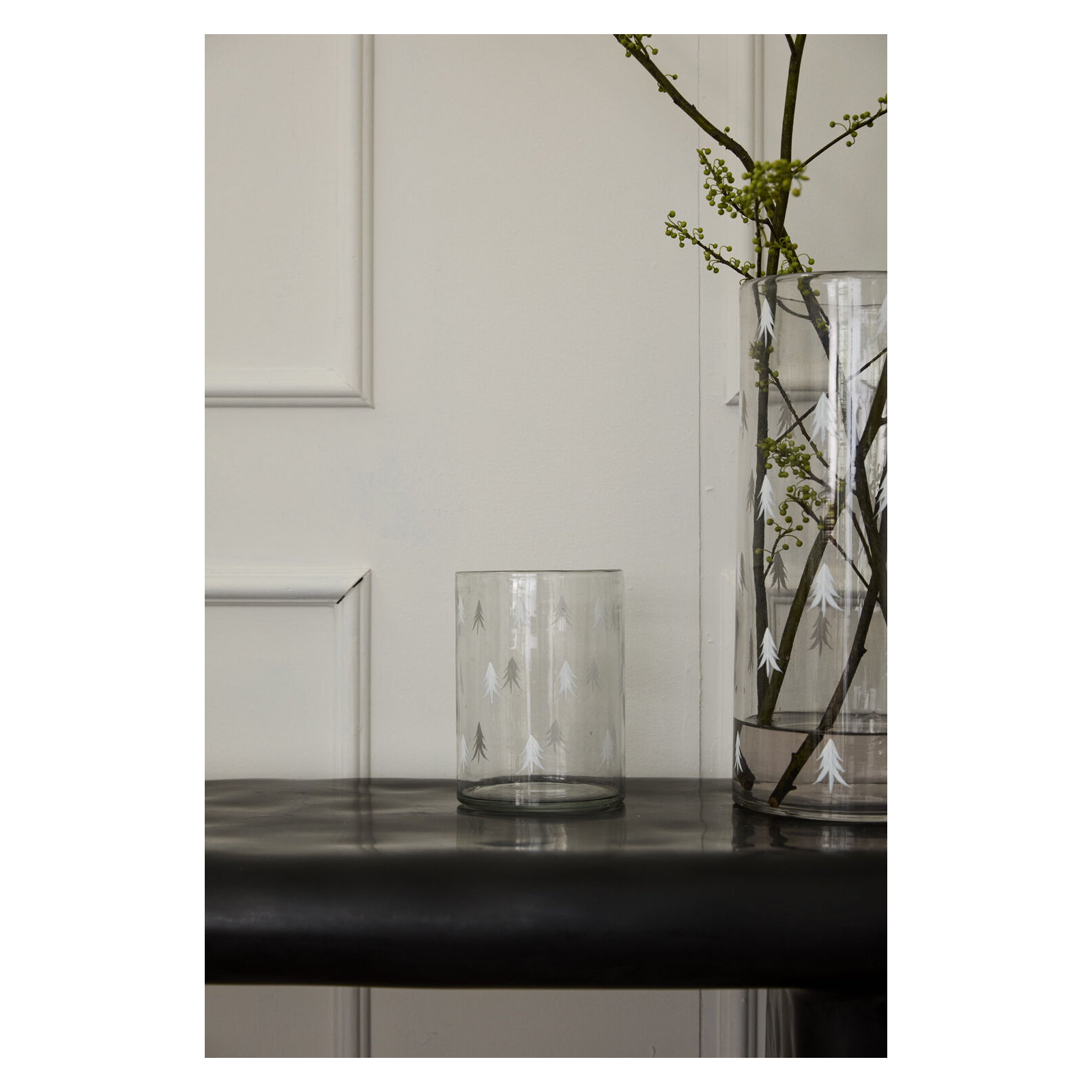 Ovelia 10" Glass Tabletop Votive Holder, 7" H x 5" W x 5" D