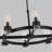 8 - Light Dimmable Wagon Wheel Chandelier-88234820