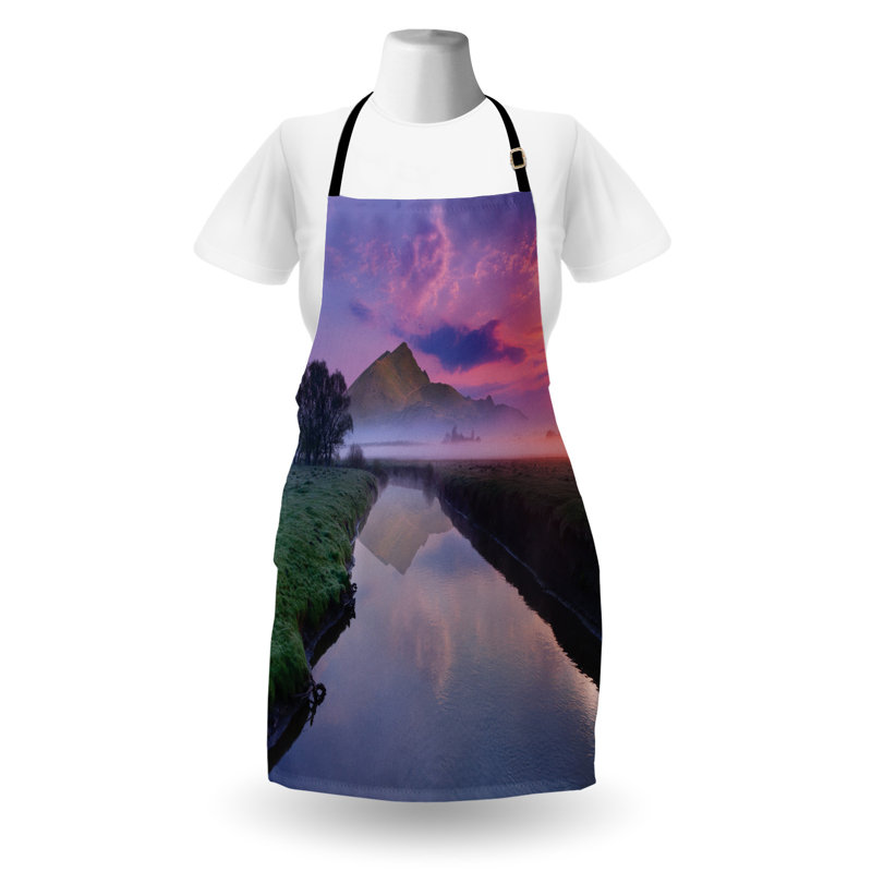 No Pattern Bib Apron