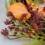 GOLDEN MEADOW - 6ft x 10" Autumn Garland with Warm White LED Microbulbs