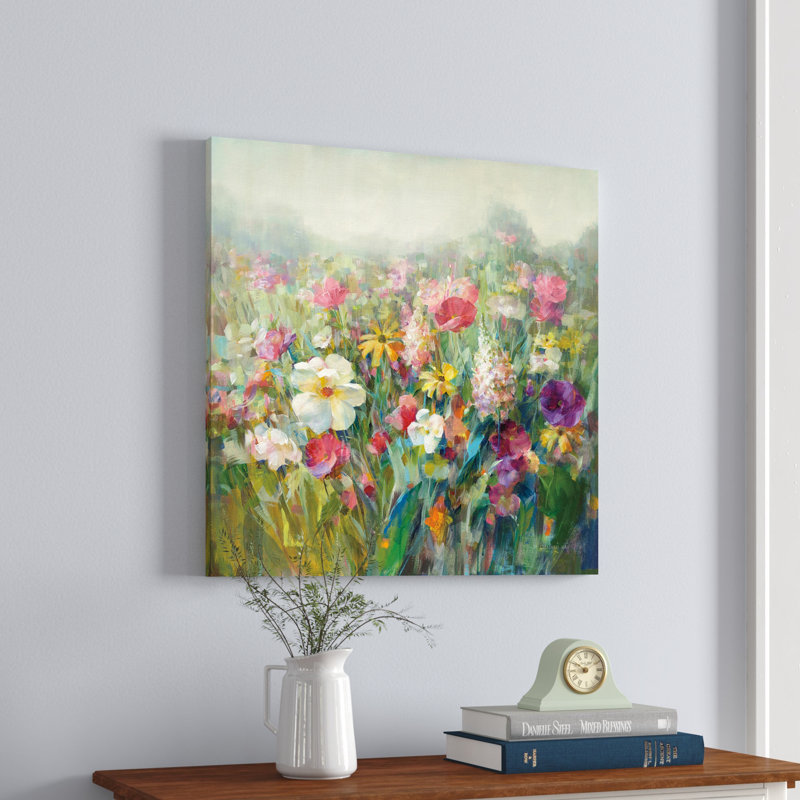 Mountain Meadows by Danhui Nai - Wrapped Canvas Painting, 76cm H x 76cm W