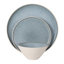 Ensembles d'assiettes et de bols Gibson Elite Coastal Forest, ensembles de vaisselle en grès 12 pièces, ensemble de plats à triple glacis réactif - bleu et blanc crème-129099369