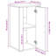 Sideboard Engineered Wood Side Cabinet Home Organiser-418678257