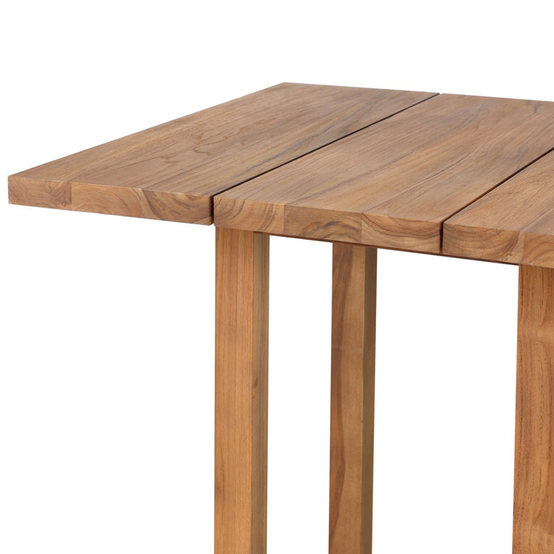 Stapleton Outdoor Square Teak Bar Table