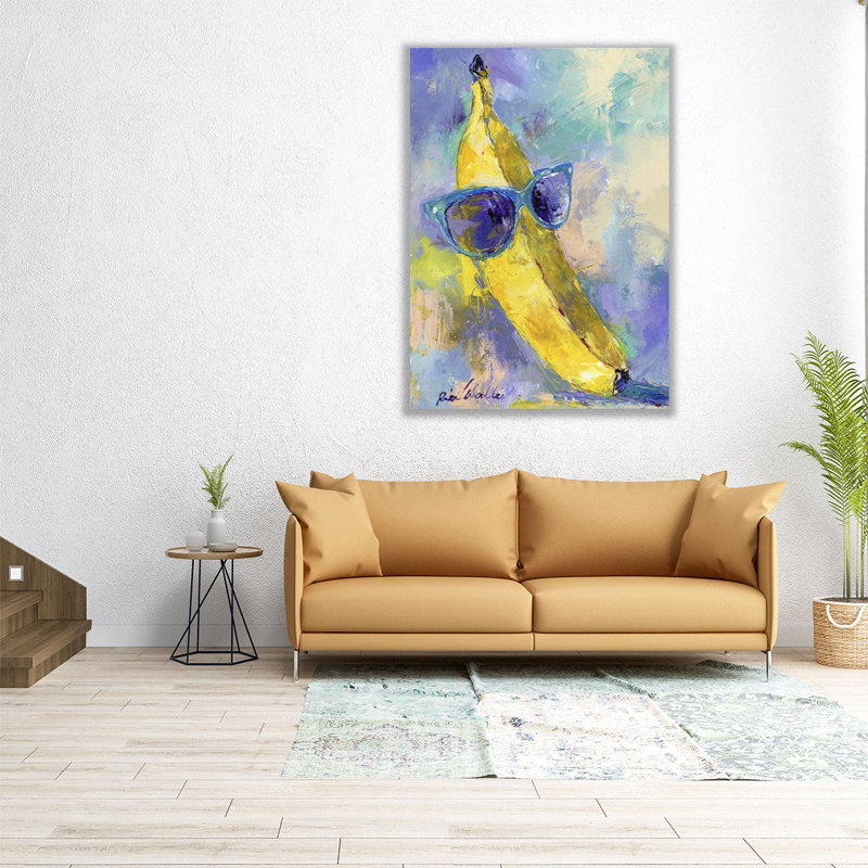 Art Banana - reproduction d'art sur toile, H 24 po x l 18 po