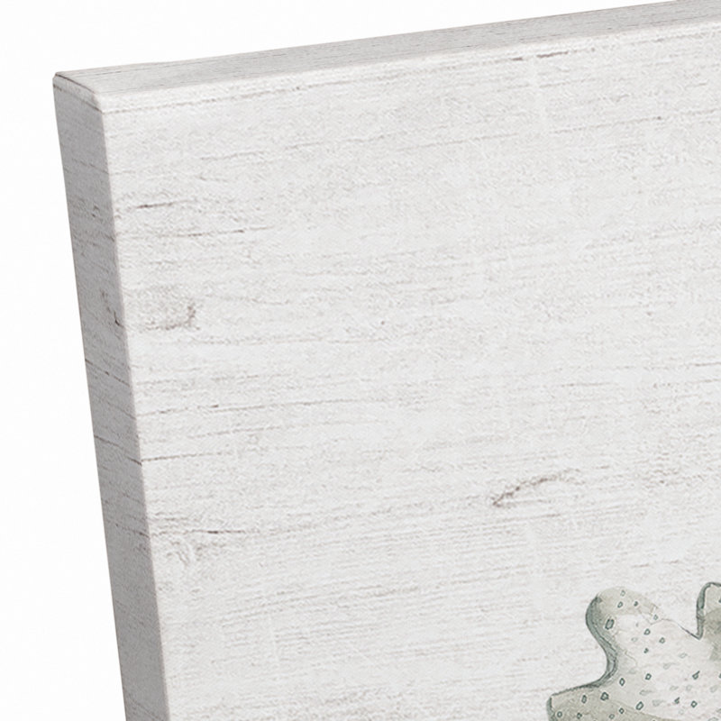 Voix de la couronne de mer - impression sur toile tendue, H 24 po x l 24 po x P 1,25 po