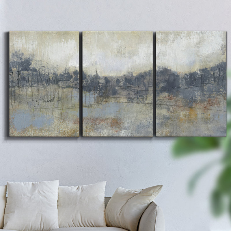 Bluff Bay II, reproduction sur toile 3 pièces, H 27 po x l 54 po x P 2 po