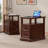 2-Drawer Farmhouse End Table With Built-In Outlets-732777270