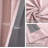 Pink Velvet Noise Reducing Blackout Grommet Curtain Panels for Home & Office-2119077287