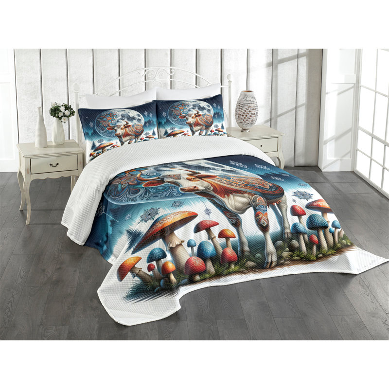 Coverlet, King Coverlet / Bedspread + 2 Standard Shams