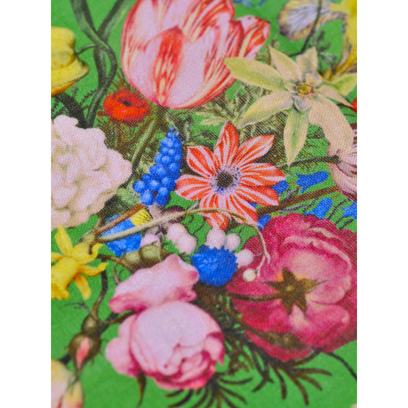 Floral Linen Square Napkins
