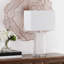Lampe de table blanche 24 po Teri