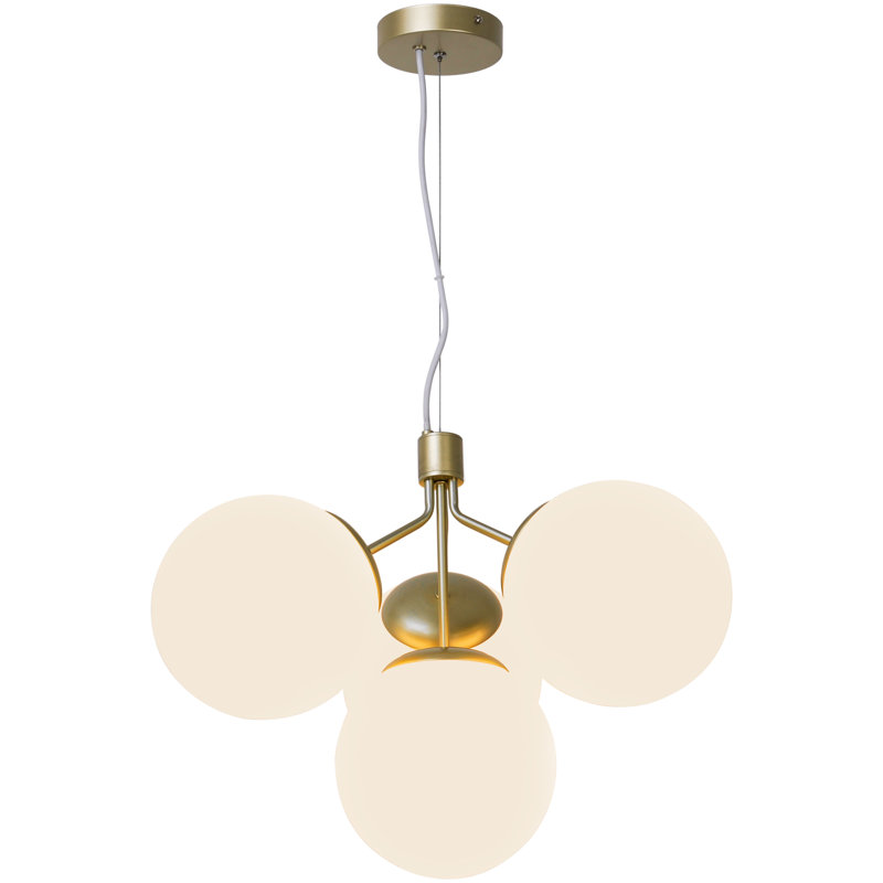 Ivona 4 - Light Sphere Pendant, Brass