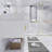 Thomason 71'' Double Bathroom Vanity with Acrylic Top-926481555-930427727
