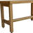 Compact Rectangular Teak Shower Outdoor Bench In Natural Finish