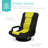 Alba 360-Degree Swivel Gaming Floor Chair w/ Armrest Handles, Foldable Adjustable Back-1386136330