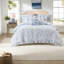 Striped and Toile Comforter Set