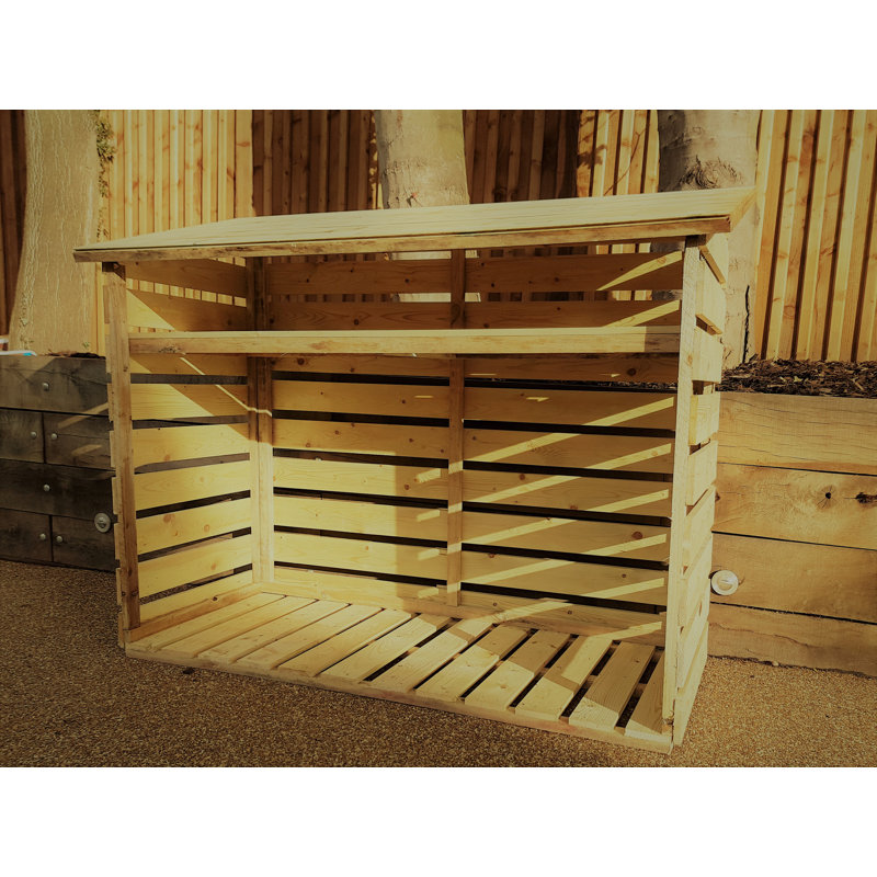 213cm W x 61cm D Wood Log Store