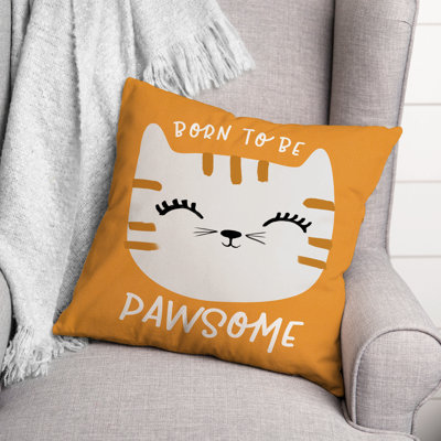  Coussin Born to Be Pawsome