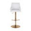 Tabouret de bar réglable avec pivot