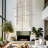 Hamilton 10-Light Modern Chandelier High Ceiling Large Long Pendant for Stairs Hallway Living Room with Remote Control